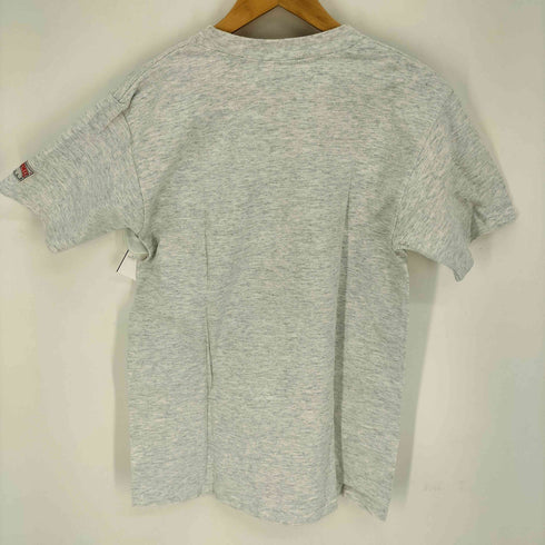 ナツメグ NUTMEG 90S シングルステッチ USA製 ボクシング 刺繍 プリント クルーネックTシャツ メンズ import:L