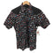 バーバリーブラックレーベル BURBERRY BLACK LABEL フラワー モノグラム レギュラーカラー S/S シャツ メンズ JPN:2