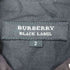 バーバリーブラックレーベル BURBERRY BLACK LABEL フラワー モノグラム レギュラーカラー S/S シャツ メンズ JPN:2