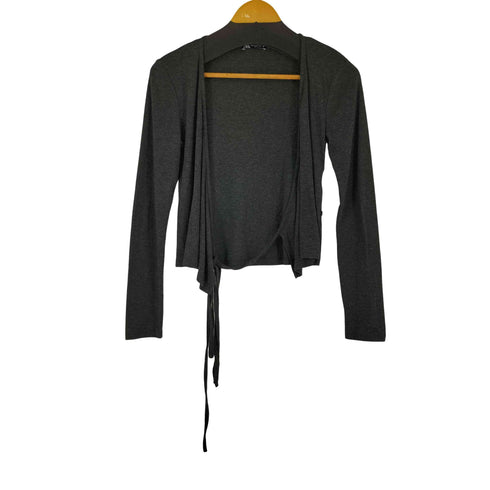 ザラ ZARA デザインカーディガン レディース import:M