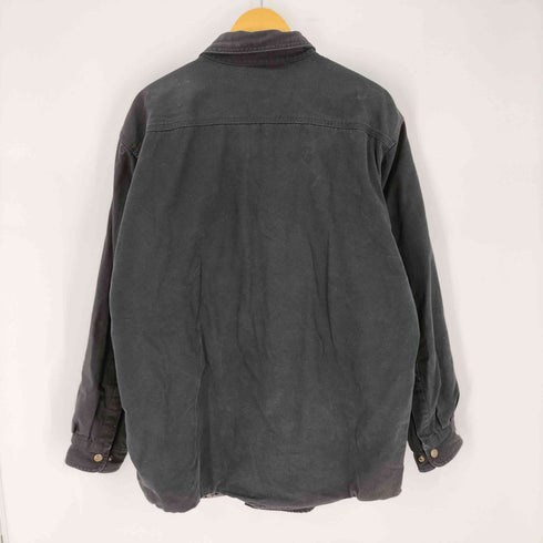 カーハート Carhartt Canvas Plaid Flannel Lined Shirt Jacket 裏地チェック メンズ import:L