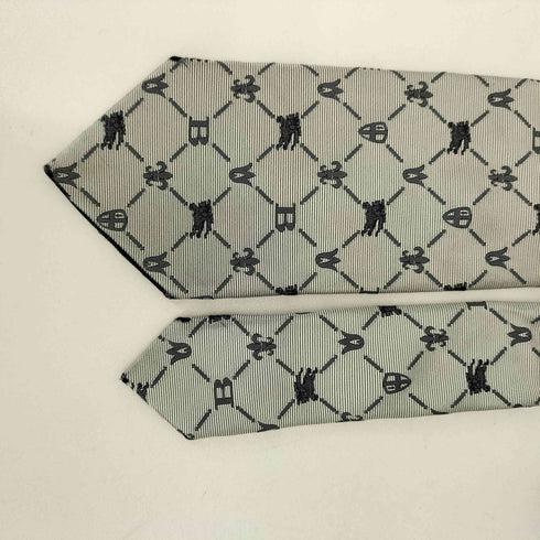 バーバリーブラックレーベル BURBERRY BLACK LABEL 総柄シルクネクタイ メンズ