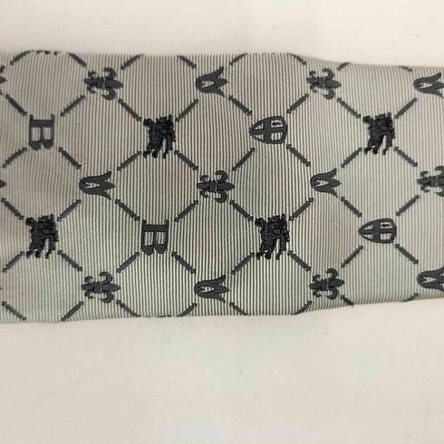 バーバリーブラックレーベル BURBERRY BLACK LABEL 総柄シルクネクタイ メンズ