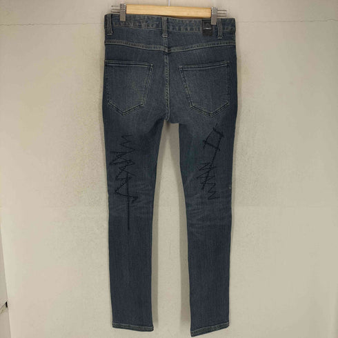 ヴォルコム VOLCOM ×REGIEVO リペアデザインスリムデニムパンツ Y2K レディース 0