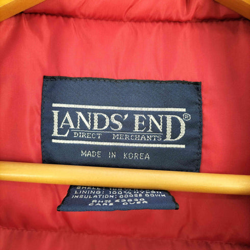 ランズエンド LANDS END 韓国製 グースダウン ベスト メンズ import:M