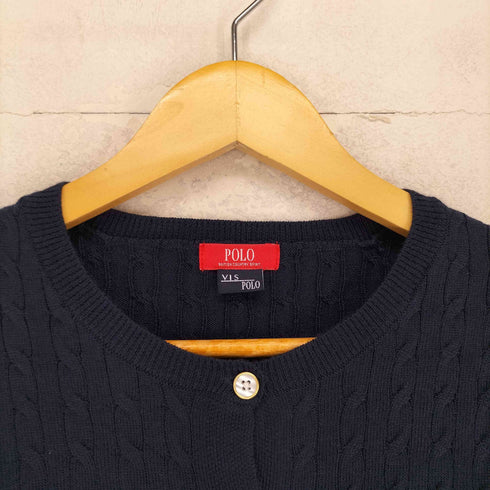 ポロブリティッシュカントリースピリット POLO BRITISH COUNTRY SPIRIT ノーカラーニットカーディガン レディース F