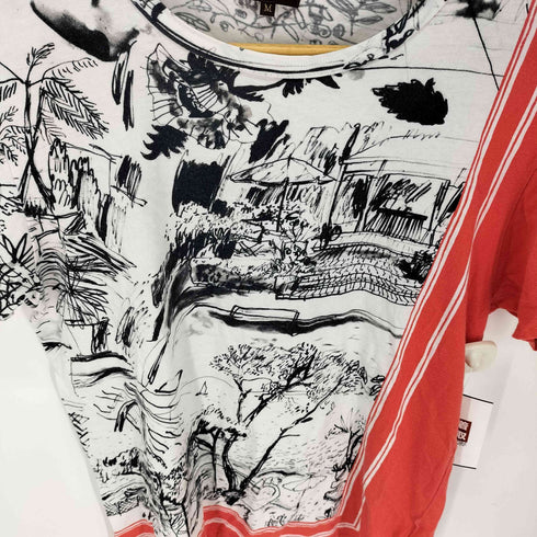 ポールスミス Paul Smith プリントデザイン Tシャツ レディース JPN:M