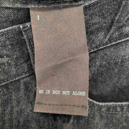 ノーアイディー NO ID. ウォッシュドデニムパンツ レディース JPN:1