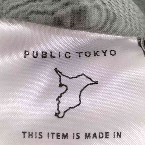 パブリックトウキョウ PUBLIC TOKYO スリットプリントパンツ レディース FREE