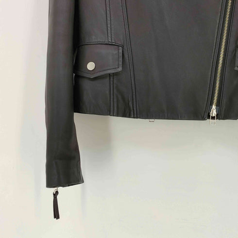 グレースコンチネンタル GRACE CONTINENTAL 23aw ジップライダースジャケット レディース 36