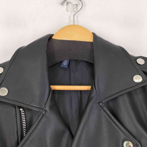 ザラマン ZARA MAN フェイクレザー ダブルライダースジャケット メンズ import:M