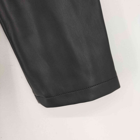 ザラマン ZARA MAN フェイクレザー ダブルライダースジャケット メンズ import:M