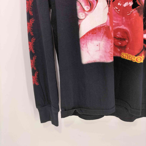SARCOIDOSIS ゴアグラインド バンド アートワーク プリント L/S Tシャツ メンズ import:L