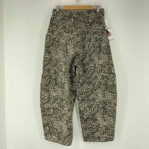 レオパード柄 デニムワイドパンツ メンズ JPN:XL