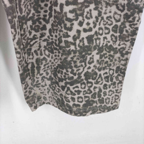 レオパード柄 デニムワイドパンツ メンズ JPN:XL