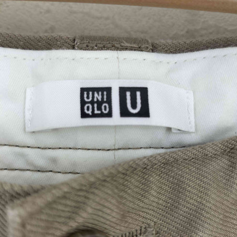 ユニクロユー UNIQLO U ワイドフィットチノ メンズ ウエスト 88cm