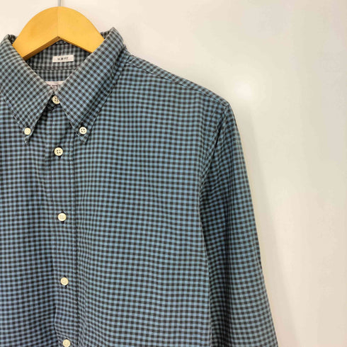 インディヴィジュアライズドシャツ individualized shirts SLIM FIT ギンガムチェック コットン 長袖 ボタンダウンシャツ メンズ 161/2-34