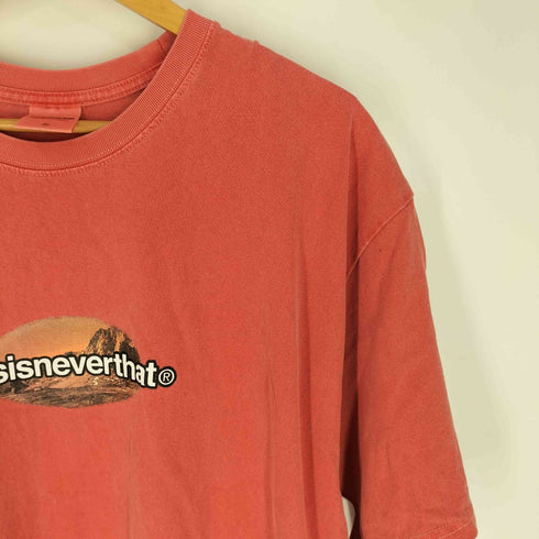 ディスイズネバーザット thisisneverthat オーバーダイ フロントロゴ Tシャツ メンズ import:XL
