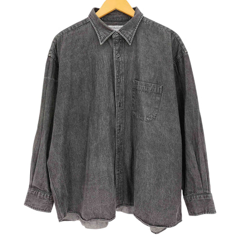 インディヴィジュアライズドシャツ individualized shirts コットン シングルポケット 長袖 デニムシャツ メンズ import:XL