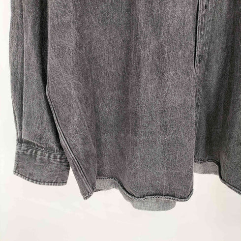 インディヴィジュアライズドシャツ individualized shirts コットン シングルポケット 長袖 デニムシャツ メンズ import:XL