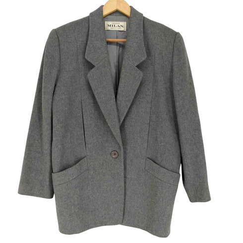CREATION MILAN CASHMERE&WOOL カシミヤ混 1B ジャケット レディース