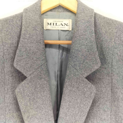 CREATION MILAN CASHMERE&WOOL カシミヤ混 1B ジャケット レディース