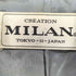 CREATION MILAN CASHMERE&WOOL カシミヤ混 1B ジャケット レディース