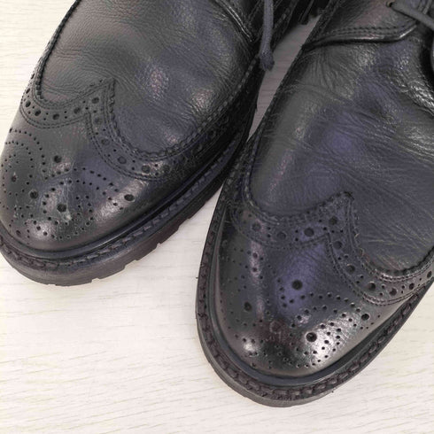 Vibramソール ウィングチップ レザーシューズ メンズ