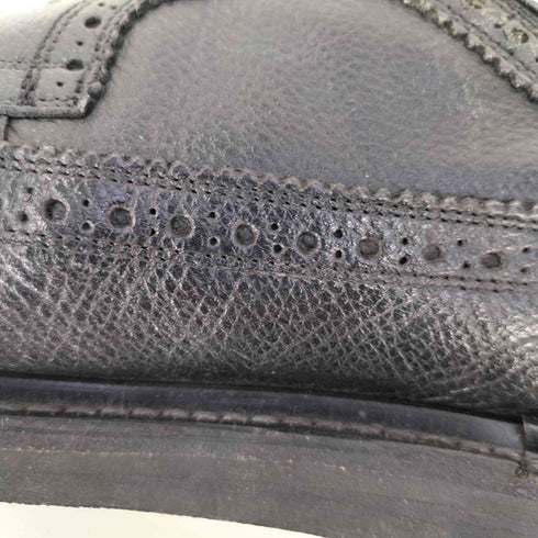 Vibramソール ウィングチップ レザーシューズ メンズ
