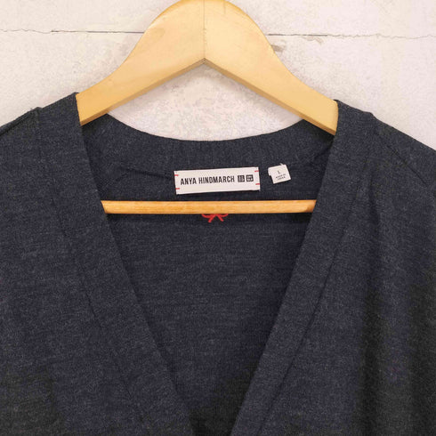 アニヤハインドマーチ ANYA HINDMARCH メリノオーバーサイズVネックカーディガン レディース JPN:L