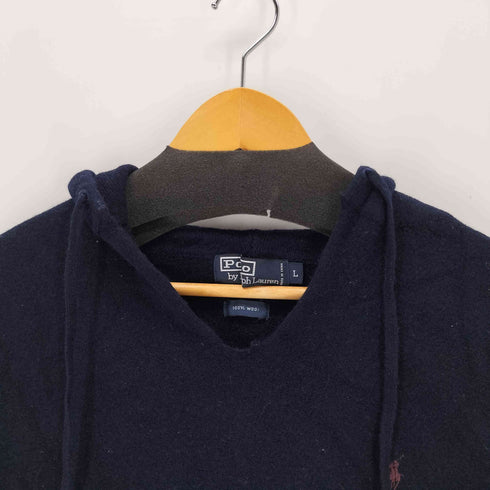 ポロバイラルフローレン Polo by RALPH LAUREN 90s ポニー刺繍スキッパーニットプルオーバーパーカー メンズ import:L