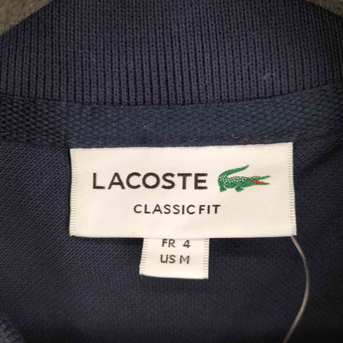 ラコステ LACOSTE ロゴ刺繍 カラーブロックデザイン S/S ポロシャツ メンズ import:M