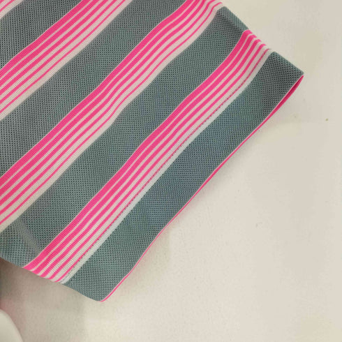 ナイキゴルフ NIKE GOLF DRI-FIT テックベントストライプ ポロシャツ メンズ import:M