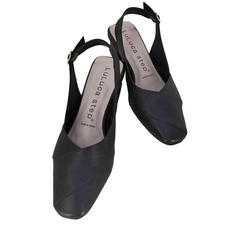 LuLuca step クロスデザインバックストラップパンプス レディース JPN:24