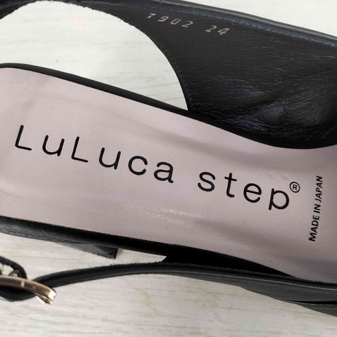 LuLuca step クロスデザインバックストラップパンプス レディース JPN:24