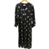 ヌキテパ NE QUITTEZ PAS 26SS Cotton Voile Foil Flower Print Sleeve Dress コットンボイル フラワー箔プリント スリーブ ドレス レディース JPN:M