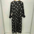 ヌキテパ NE QUITTEZ PAS 26SS Cotton Voile Foil Flower Print Sleeve Dress コットンボイル フラワー箔プリント スリーブ ドレス レディース JPN:M