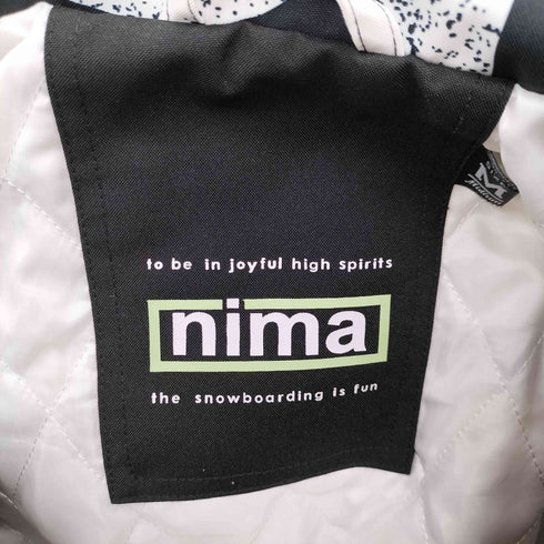 nima レタリングプリント マウンテンパーカー メンズ JPN:M