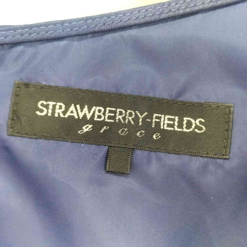 ストロベリーフィールズ STRAWBERRY-FIELDS ビジュー ノースリーブ ドレスワンピース レディース