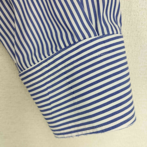 シップス SHIPS Cotonificio ALBINI ストライプ 長袖シャツ メンズ 39