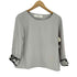 トッコクローゼット tocco closet ノーカラー リボンスリーブ ブラウス レディース JPN:L