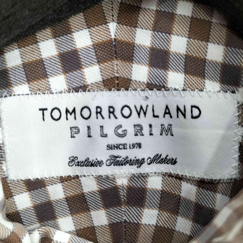 トゥモローランドピリグリム TOMORROWLAND PILGRIM ギンガムチェック シャツ メンズ US:38