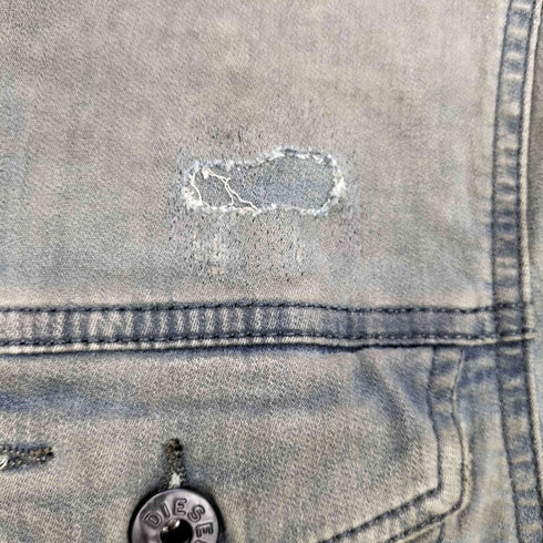 ディーゼル DIESEL ELSHAR USED加工 ストレッチ デニム ジャケット メンズ import:S