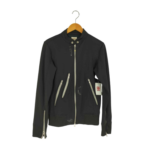 ディーゼル DIESEL 多連ジップ メリヤス編み シングルライダース メンズ import:M