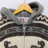 CANADIAN SWEATER ST.PAUL'S ジップ カウチン ハンドニット セーター カーディガン メンズ
