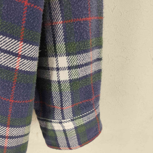 エルエルビーン L.L.Bean 80-90s MAURITIUS製 旧タグ 2枚生地 厚手 リバーシブルネルシャツ メンズ M