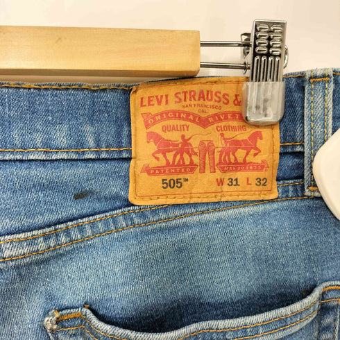 リーバイス Levis 505 ジッパーフライ ストレッチ ストレート デニム メンズ W31 L32
