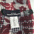 トリココムデギャルソン tricot COMME des GARCONS ボタニカル チェック柄 マフラー レディース
