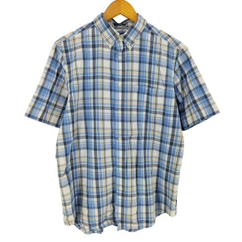 チャップス CHAPS sun drenched poplin チェック柄 BDシャツ メンズ import:M