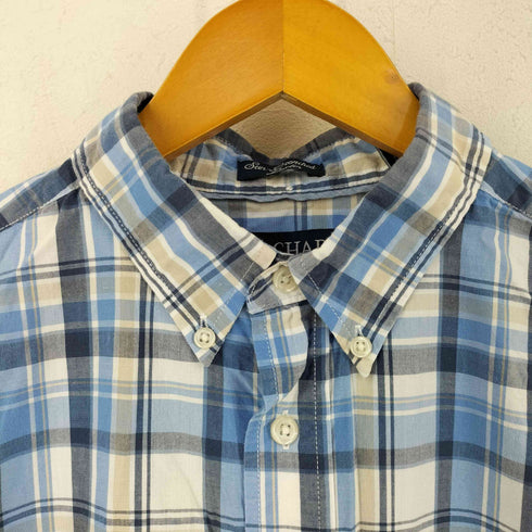 チャップス CHAPS sun drenched poplin チェック柄 BDシャツ メンズ import:M